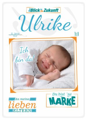 Geburtskarte Stil "Ulrike"